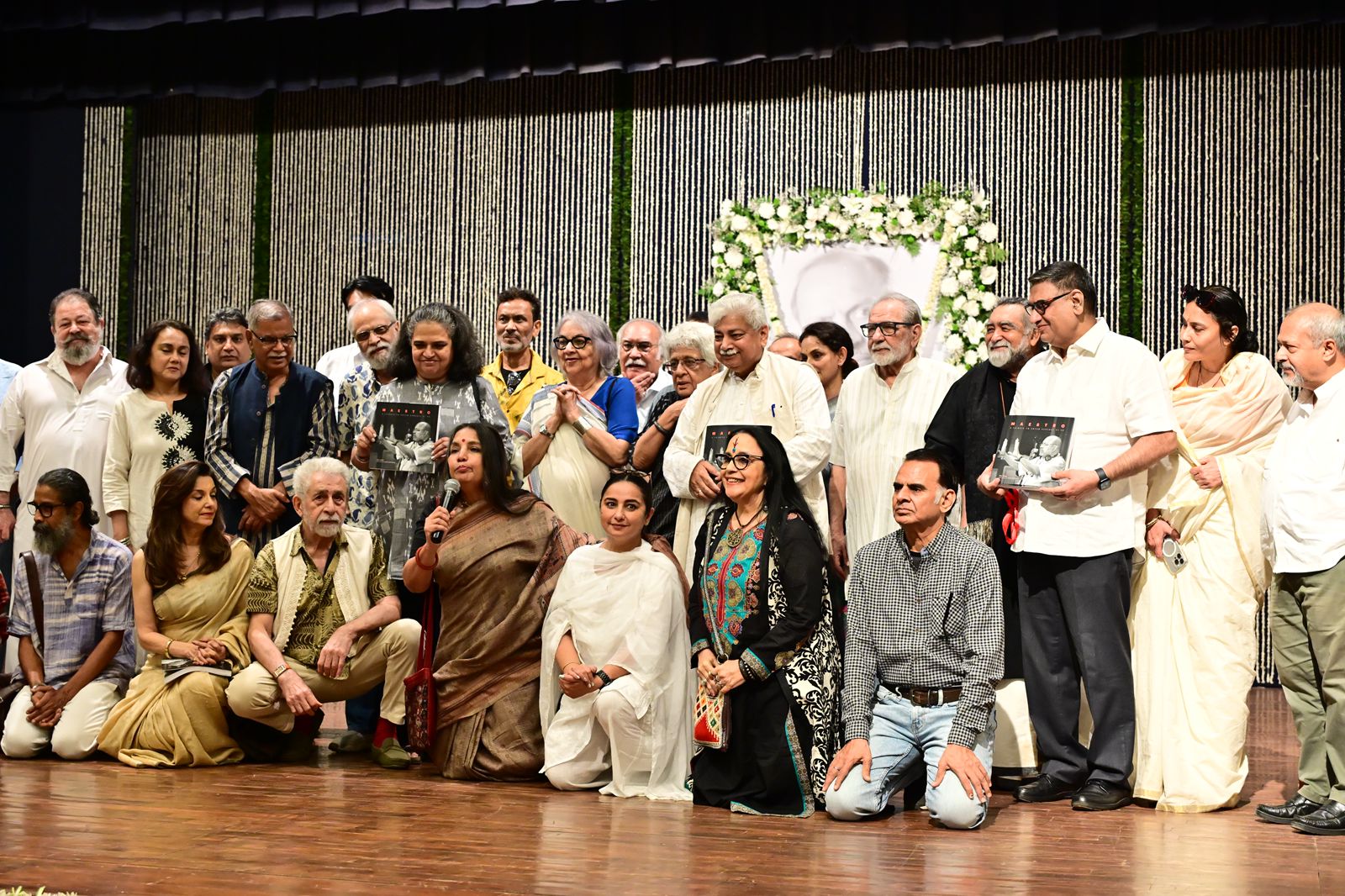 Everyone celebrated the veteran filmmaker's legacy. Pic/ Shadab Khan